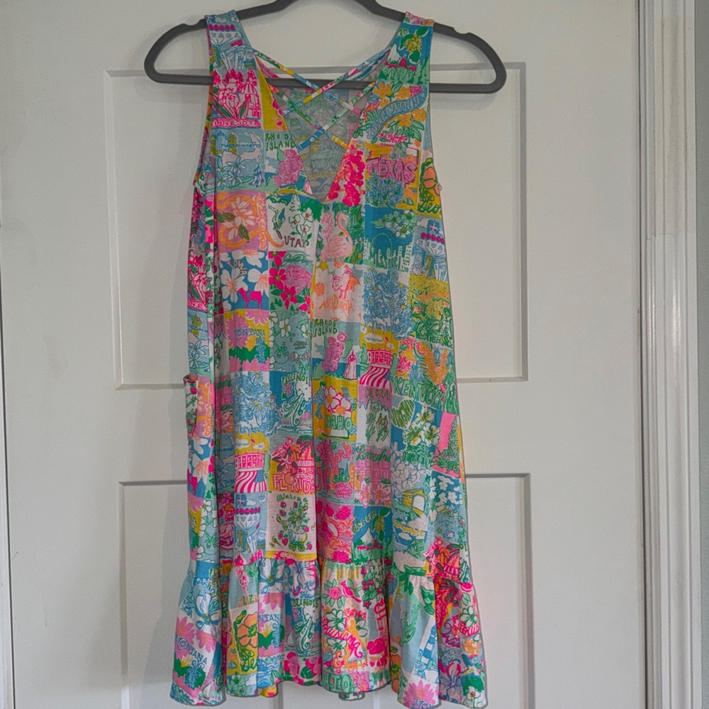 Lilly Pulitzer, Kristen Flounce Dress - Picture 4 of 6